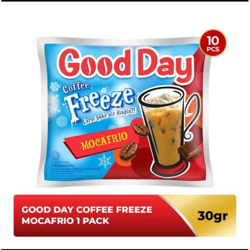 

GOOD DAY FREEZE Mocafrio 1 RENCENG ISI 10