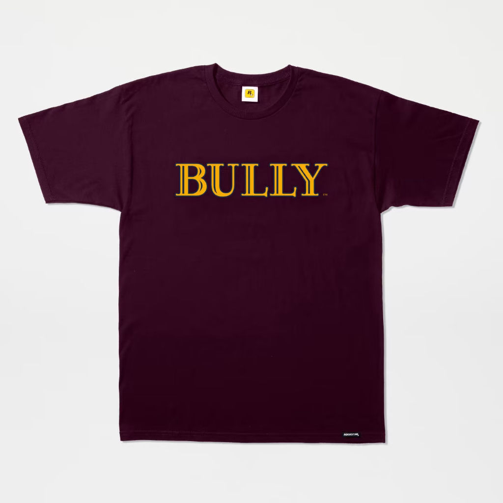BAJU KAOS Rockstar Games bully Logo Tee