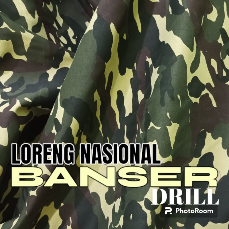 Kain Loreng Banser Nasional ori