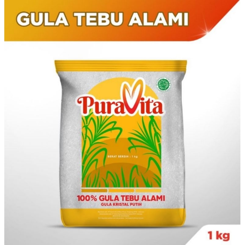 

Puravita Gula Tebu Alami 1Kg
