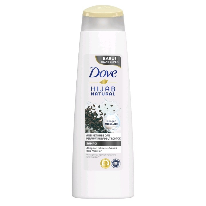 Dove Shampoo Hijab Natural Habbatussauda Anti Ketombe Kerontokan
