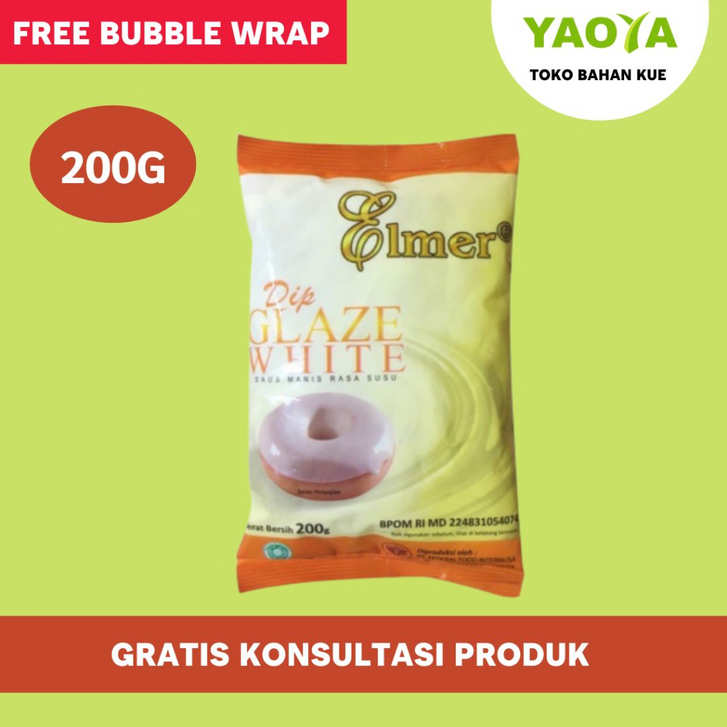 

ELMER DIP GLAZE 200G WHITE