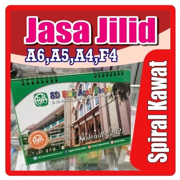 

Jilid Spiral Kawat / Ring (Kawat Hitam/Putih)