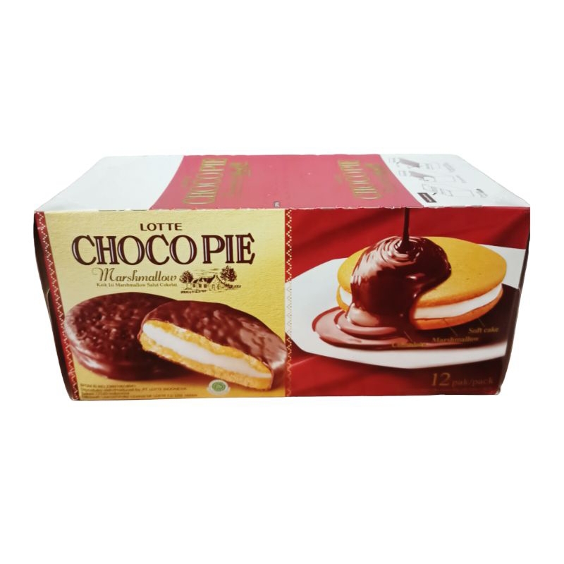 

Lotte Marshmallow Chocopie 1box 12pcs