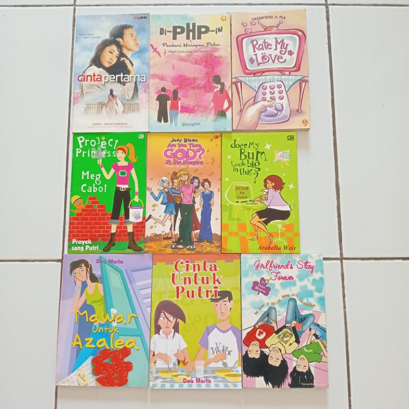 ORIGINAL NOVEL REMAJA BEBAS PILIH JUDUL/ket ada di deskripsi SATUAN