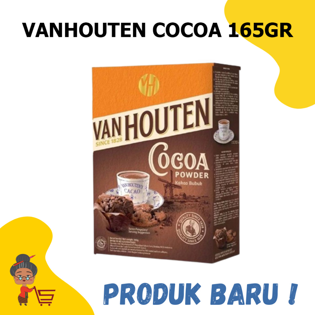 

VAN HOUTEN COCOA POWDER 165 GR / VAN HOUTEN COCOA POWDER / VAN HOUTEN