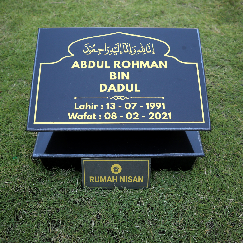 BATU NISAN DUDUKAN MAKAM MURAH - PACKING KAYU