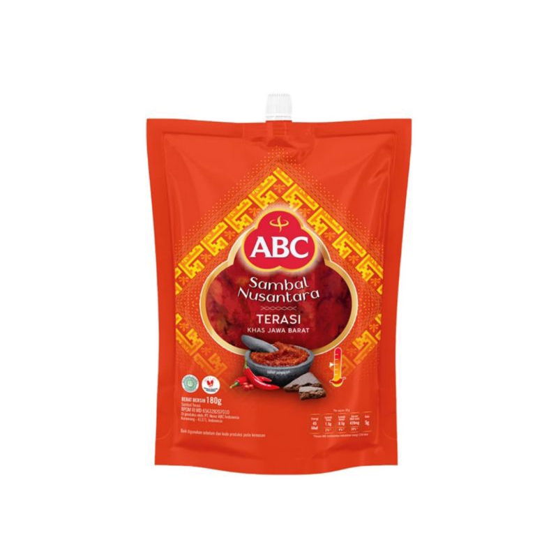 

ABC Sambal Terasi Pouch 180gr