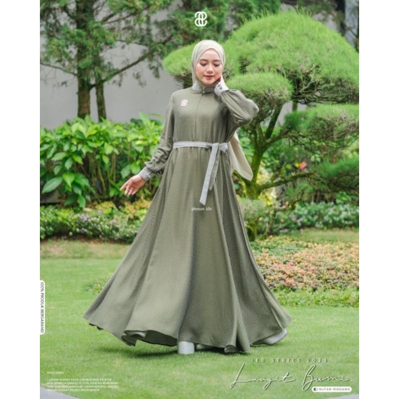 Langit Bumi Dress By Puan Indonesia ll rekomendasi gamis simple ll rekomendasi outfit kondangan