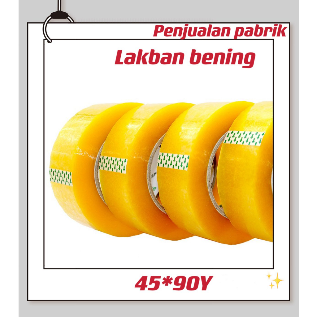 

READY !! LAKBAN BENING MURAH UKURAN 45MM*90Y