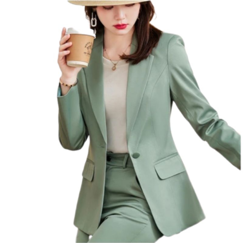 Jas Blazer Wanita Hijau Sage / Jas Formal Wanita Sage Green