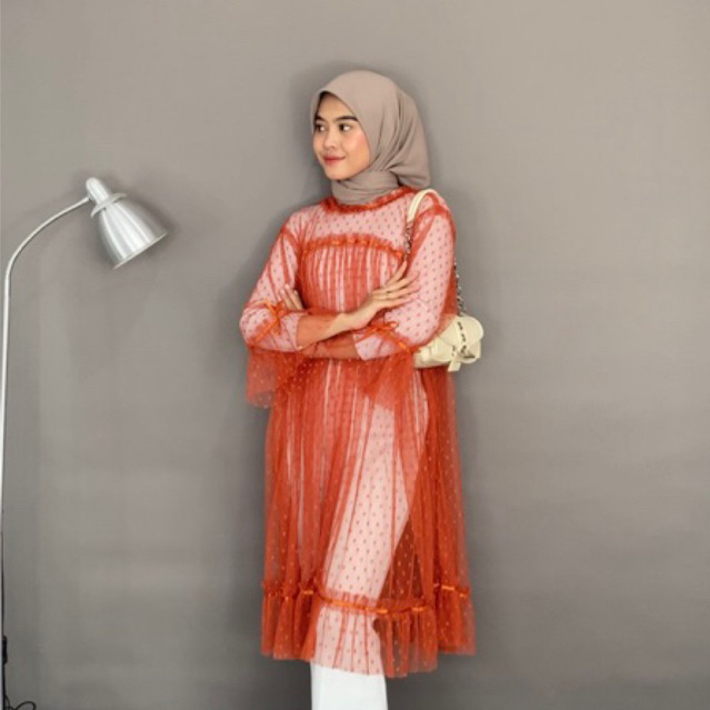 She - Tille Tunik | Brukat Outer Tile Dot
