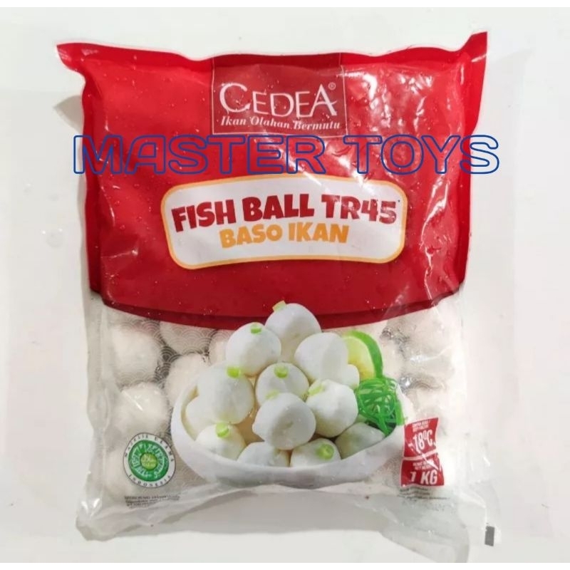 

Cedea Fish Ball TR45 1 Kg Baso Ikan Bakso Ikan Frozen Food