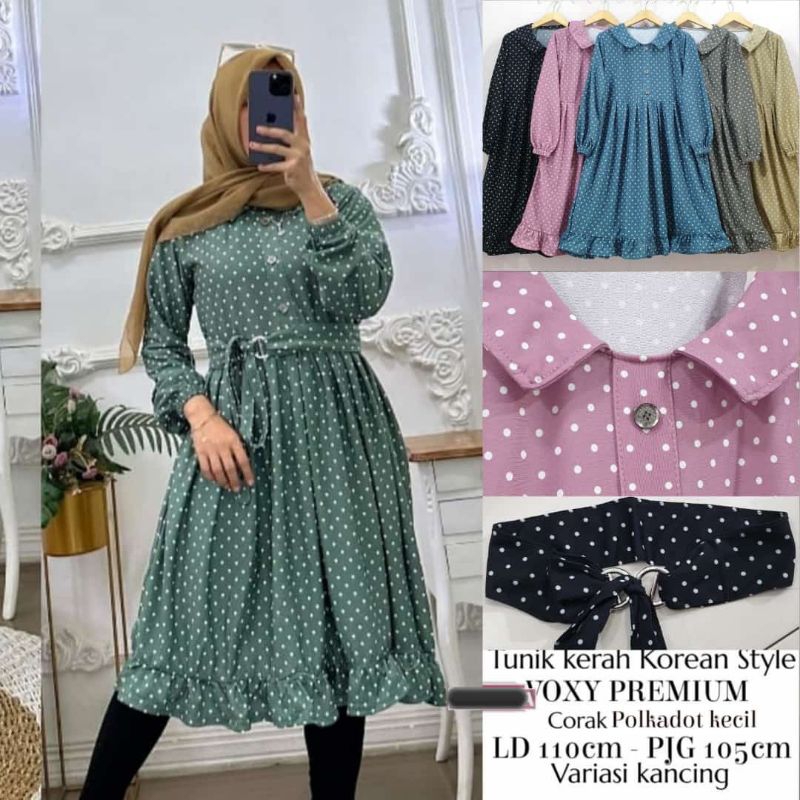 TUNIK VOXY FREE BELT CANTIK