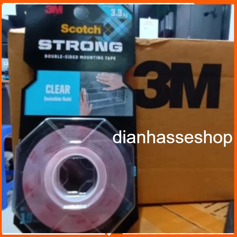 

PROMO Double Tape Bening 3M Original USA Super Kuat