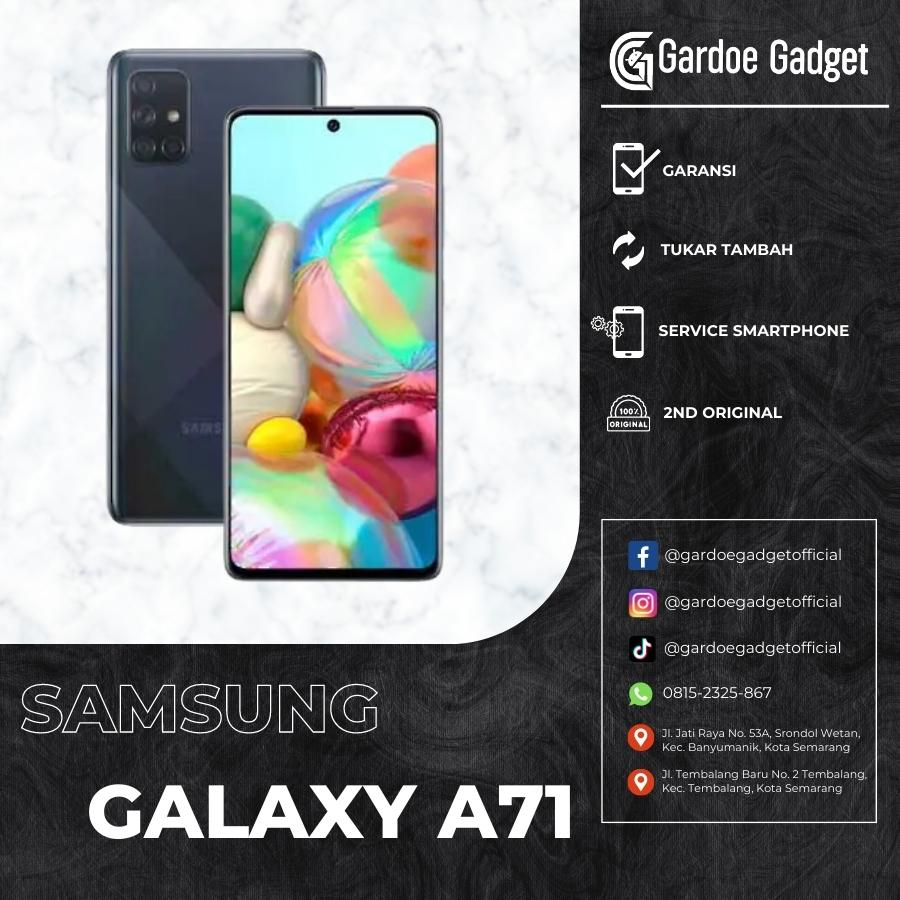 Samsung Galaxy A71 [Ram 8/128] HP SECOND ORIGINAL BERGARANSI | Gardoe Gadget