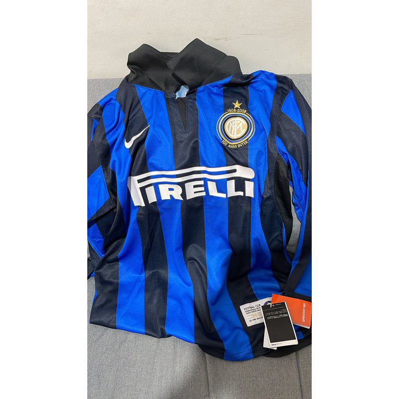 obral grade ori retro jersey inter home centenary baju bola inter home centenary