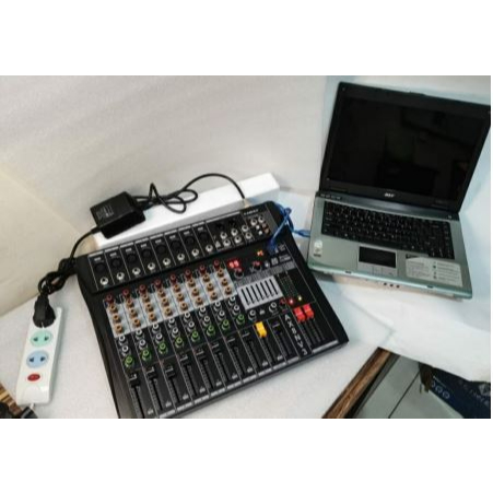MIXER AUDIO ASHLY AX8N V3/AX8NV3 8CH USB-BLUETOOTH-RECORDING TO PC NEW