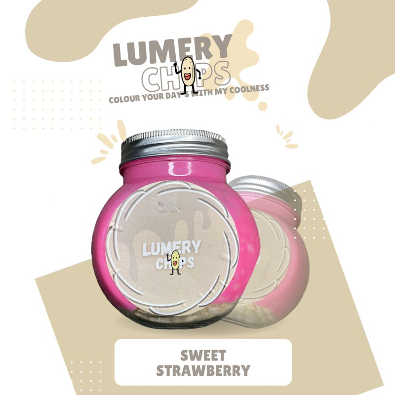 

STRAWBERRY - LumeryChips Strawberry In Jar Cemilan Strawberry Lumer Crunchy Premium