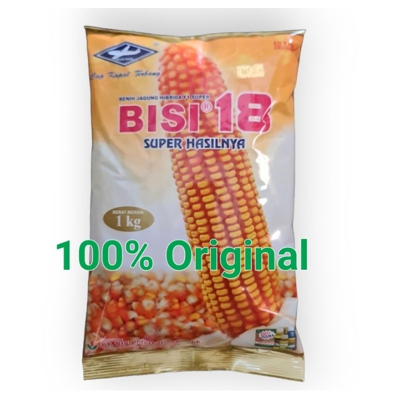 Benih Bibit Jagung Hibrida BISI 18 isi 1kg. | ORIGINAL