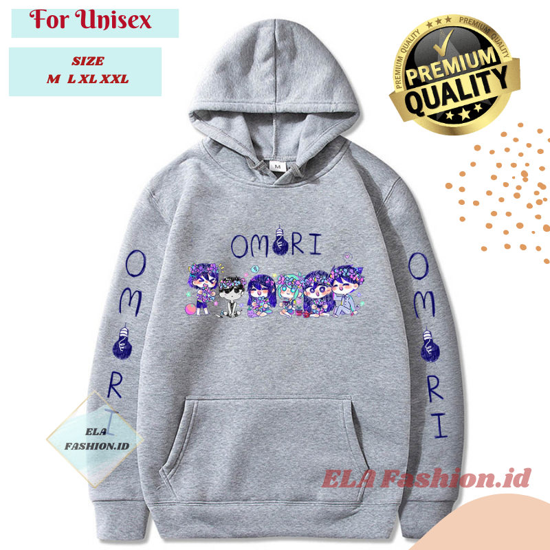 Hodie Omori Sunny Basil Pahlawan Mari Kel Hoodie Lucu Pullover Lengan Panjang