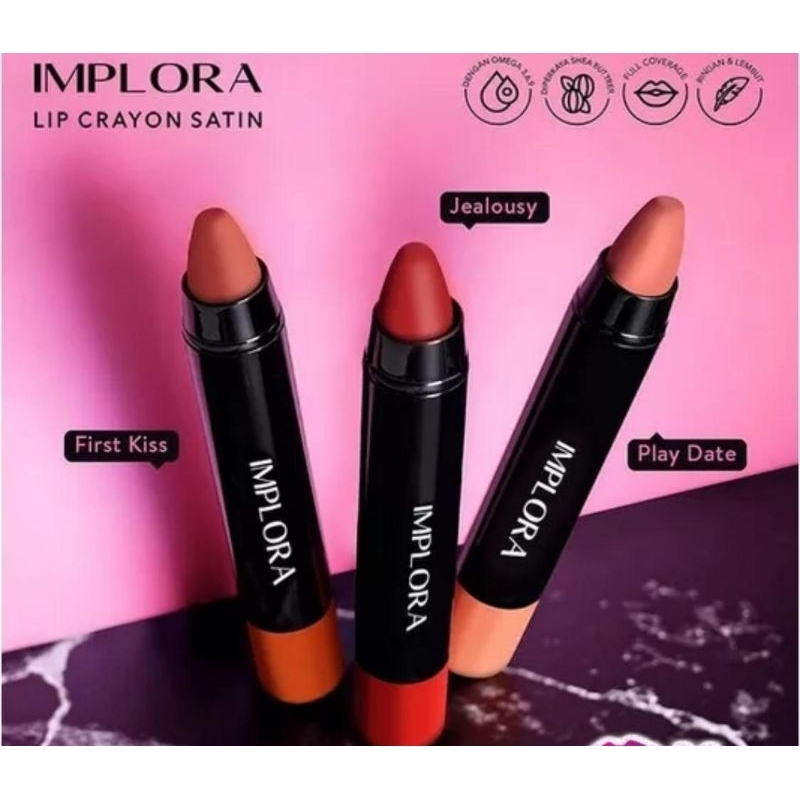 Implora Lip Crayon Satin - Lip Crayon