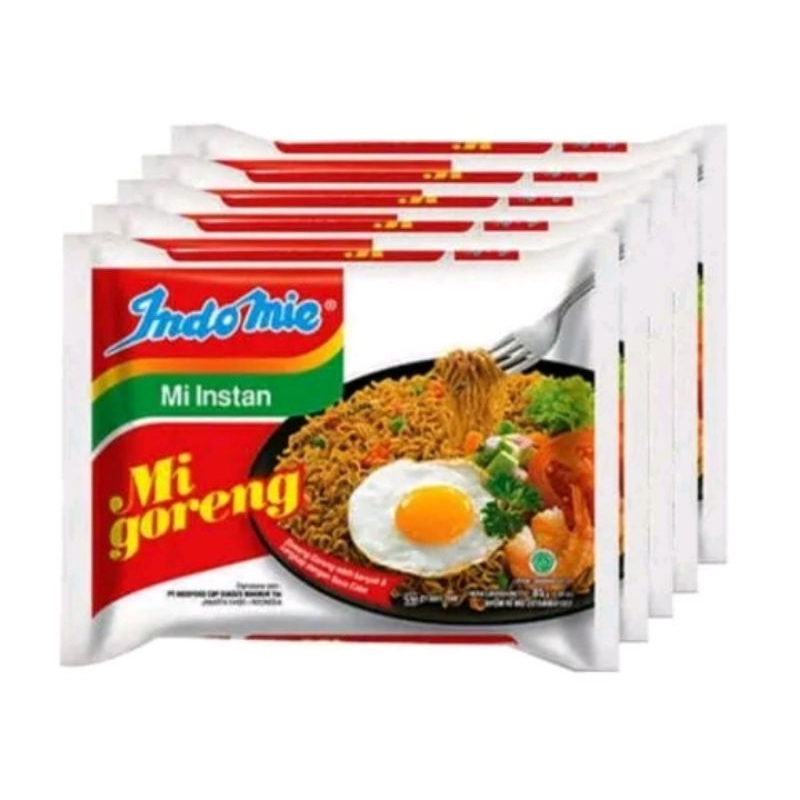 

Indomie Goreng Mie Instan 85 gram 5 pcs