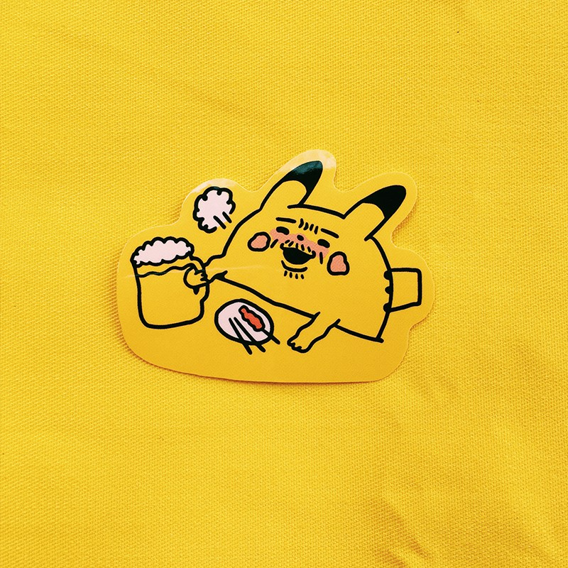 

Old Pikachu - Drink - Pokemon - Vinyl Sticker