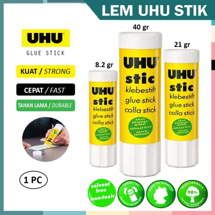 

LEM STIC UHU 8,2gr 21gr 40gr/ LEM STIK