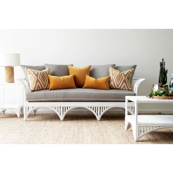 [ SOFA ROTAN ] Sofa Panjang Rotan Queensland / Sofa Rotan / Sofa Rotan Alami / Rattan Sofa Queenland