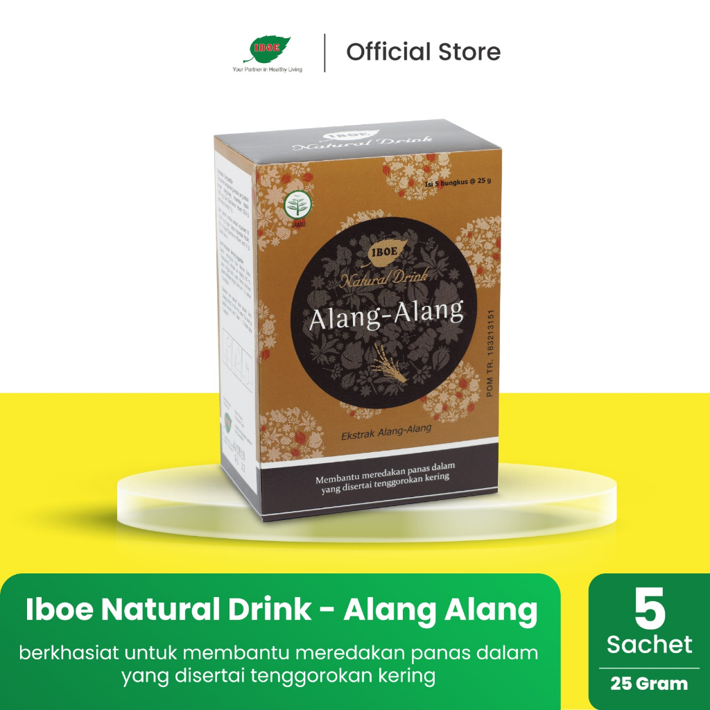 

Jamu IBOE - 1 Box IBOE Natural Drink Alang - Alang 5 sachet