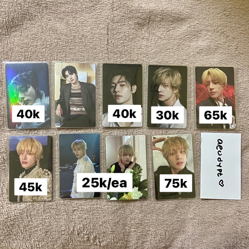 ENHYPEN Jake Sunghoon Photocard — Dark Blood POB PO Benefit Engene ver Enver Kokop Bunga New Half Fu