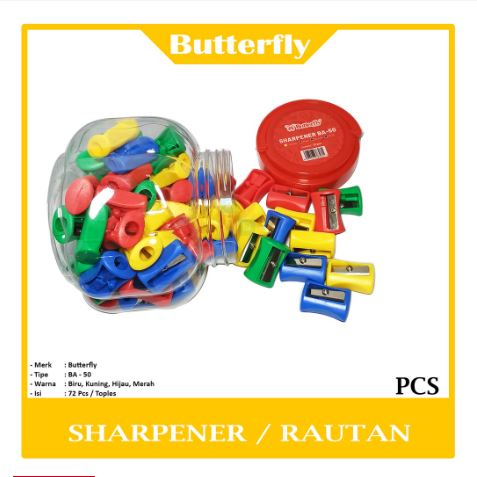 

Rautan (Serutan) Pensil / Sharpener (Peruncing) Butterfly BA-50