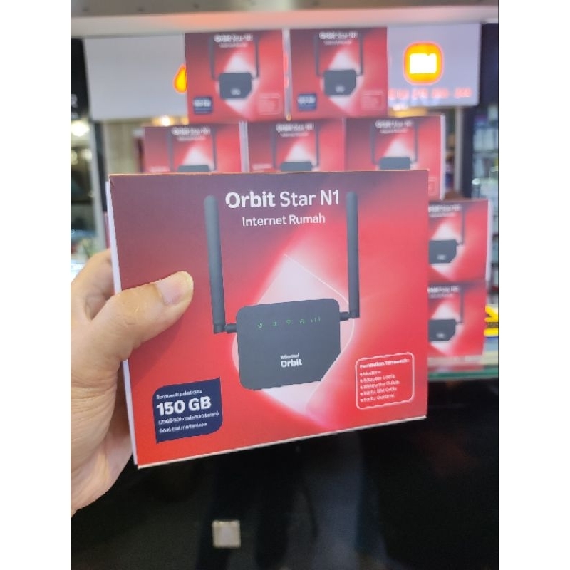 Modem Orbit Star N1 Bonus kuota 25GB/Bulan selama 6Bulan Baru Garansi 1Tahun