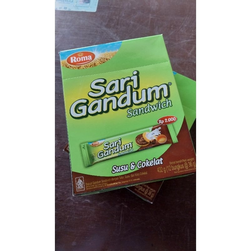 

ROMA SARI GANDUM ISI 12 SACHET