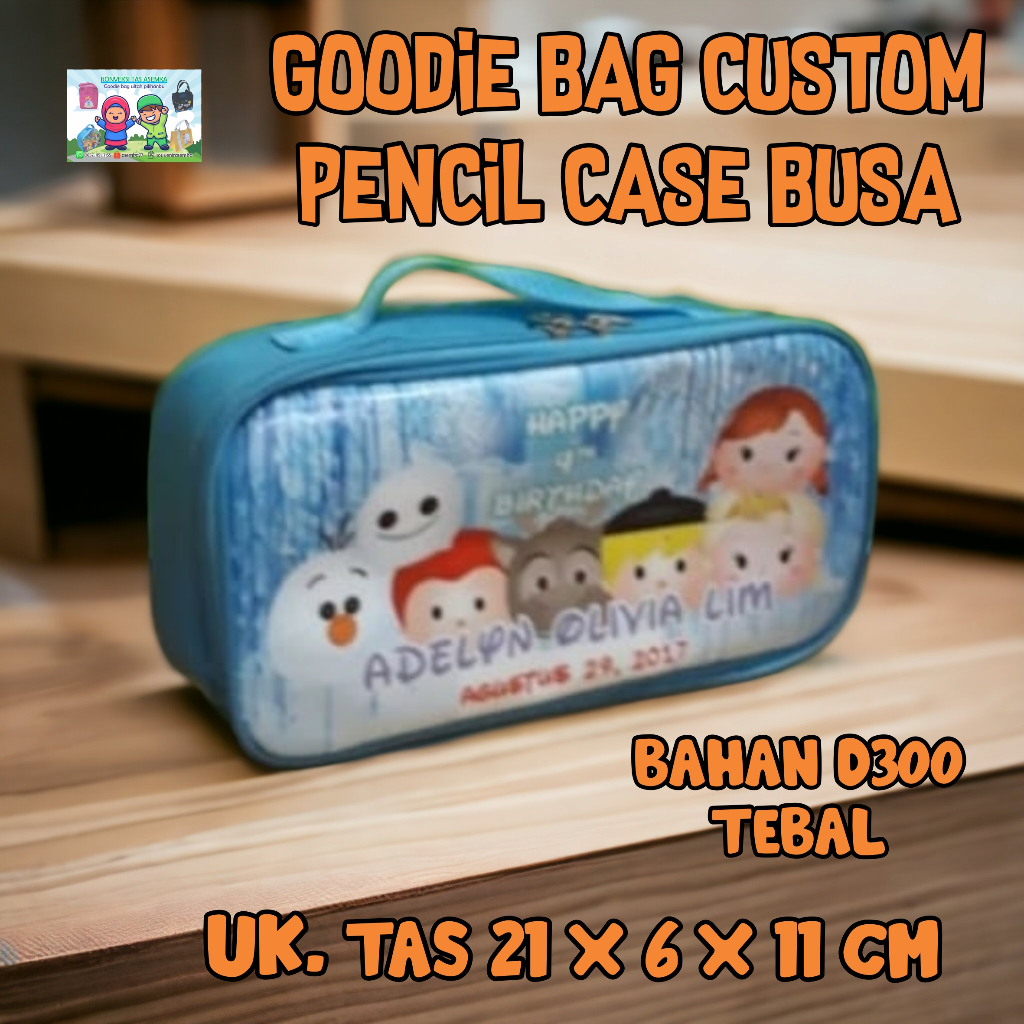 

Souvenir ultah model pencil case busa