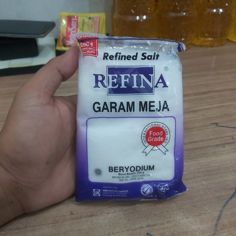 

GARAM MEJA REFINA 5rban 250g