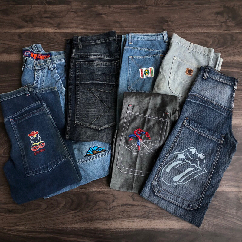 Y2K DENIM PANTS, JNCO JEANS / CROSS COLOURS / CARHARTT