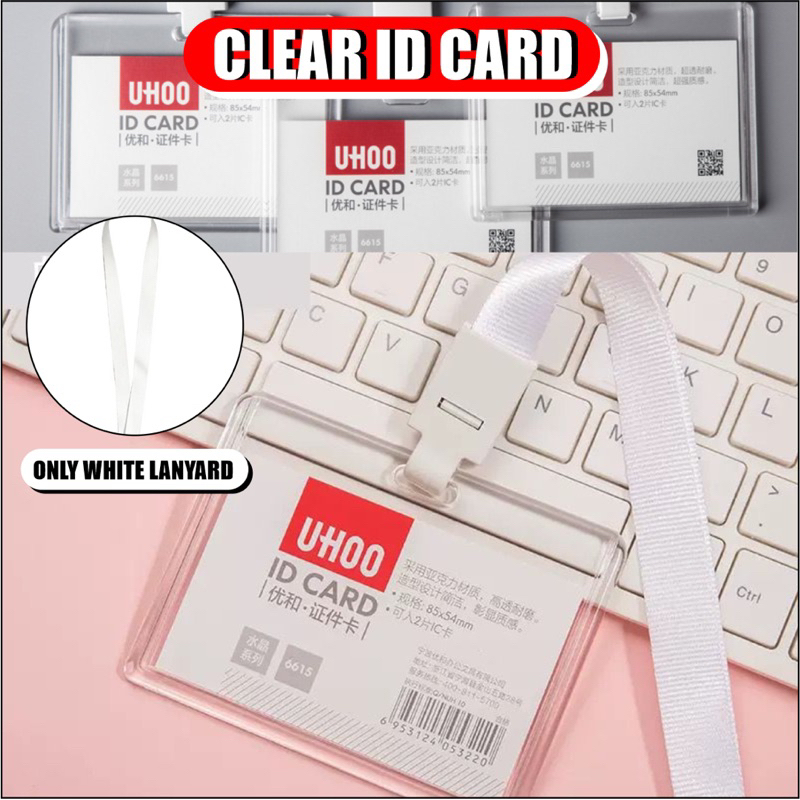 Tempat Id Akrilik Card Case Transparan import Super Clear Murah Card Holder Acrylic
