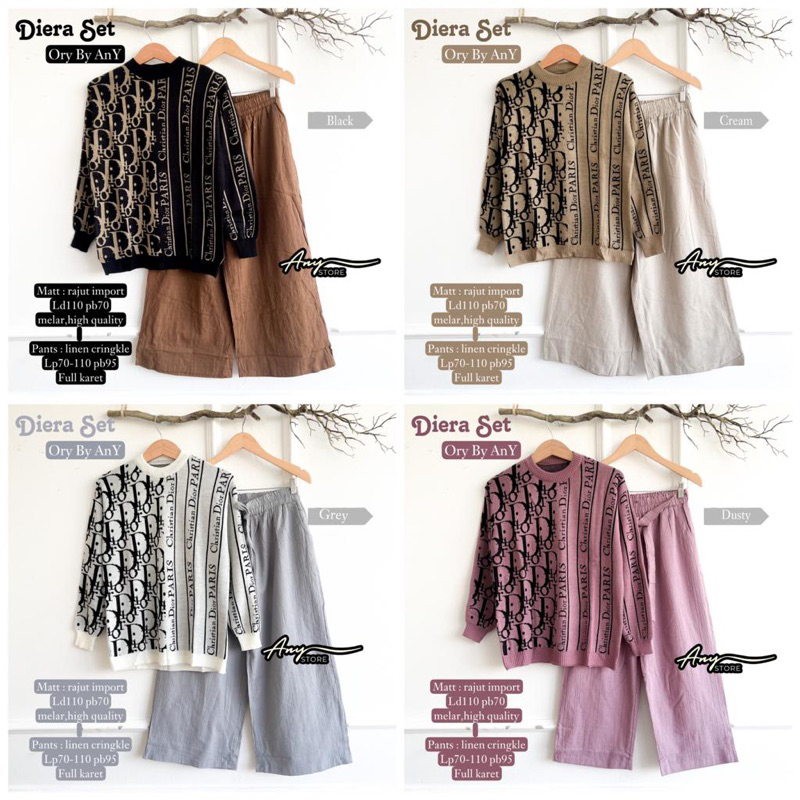 DIERA SET + IZKA SET ori by ANY
