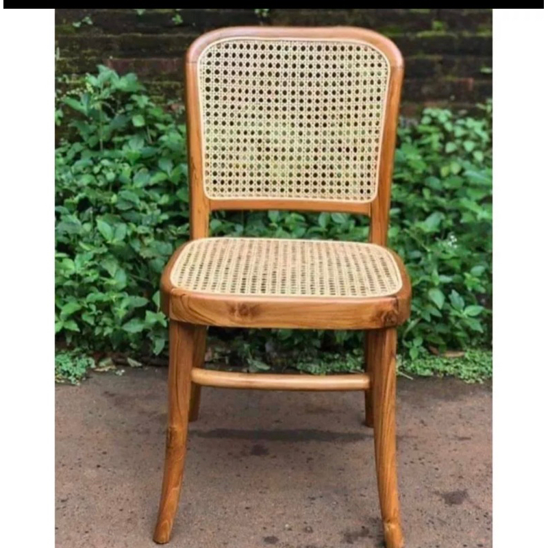 kursi makan rotan | kursi rotan asli termurah