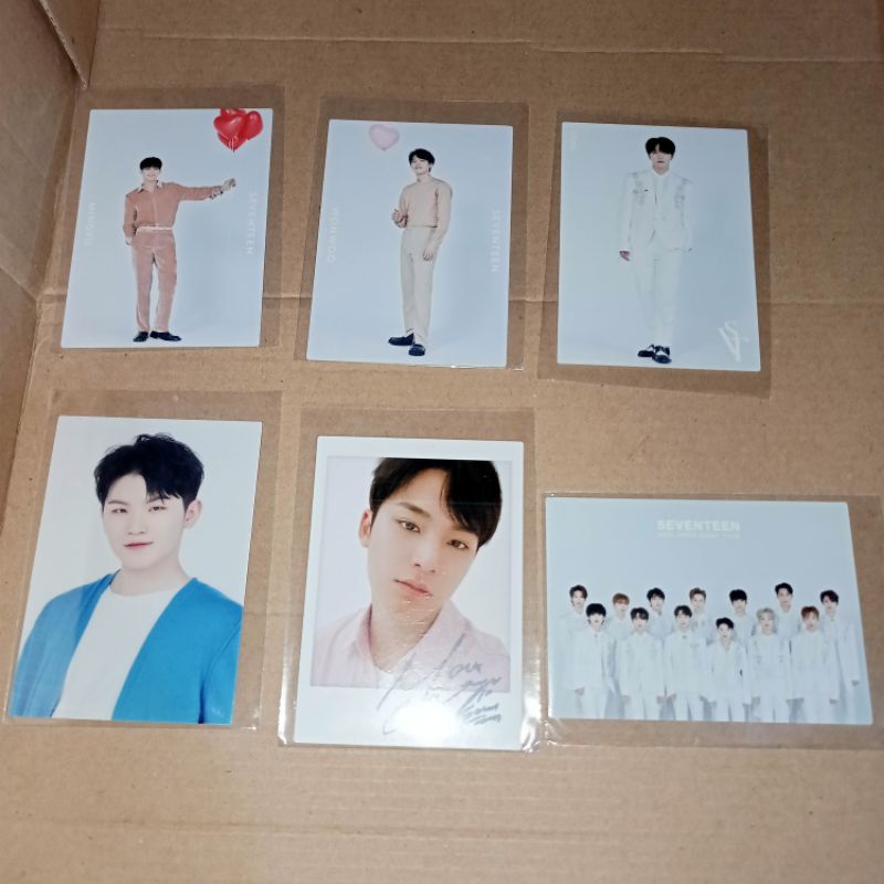 Seventeen - Dome Tour Todome Japan concert TC Trading Card PC Photocard (mingyu, wonwoo, dino, ot13,