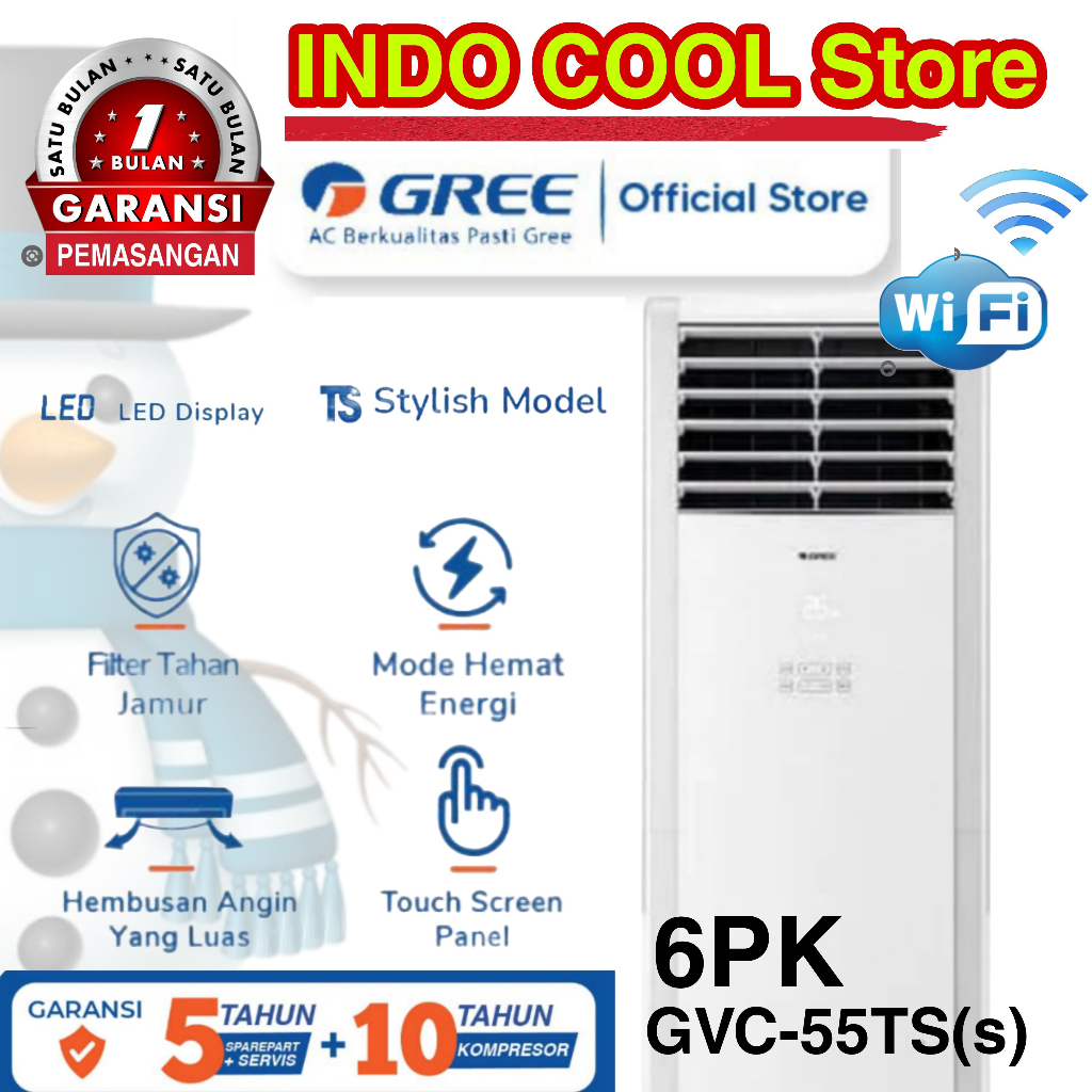 Ac Floor Standing Gree 6PK ( 3phase)