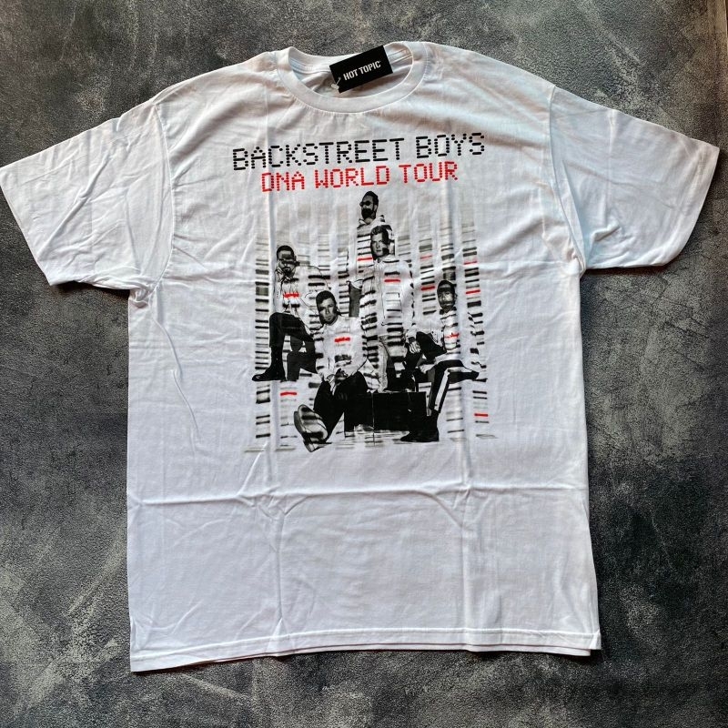 Kaos Band Backstreet Boys DNA World Tour Official Merchandise