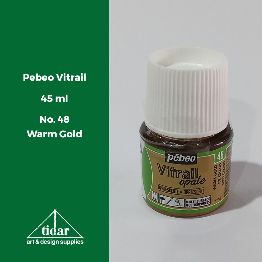 

Pebeo Vitrail Colour / Medium 45 ml - Glass Painting Color - Cat Transparent untuk Kaca