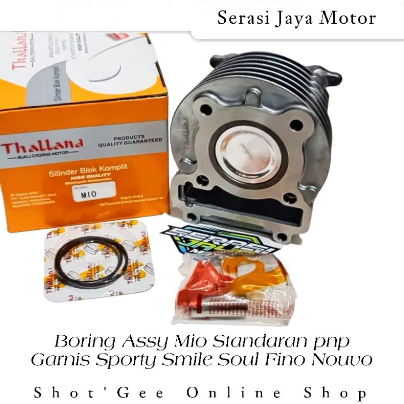 CYLINDER BLOCK SEHER BORING STANDAR YMH MIO OLD NEW GARNIS SPORTY SMILE SOUL CARBU FINO CARBU NOUVO
