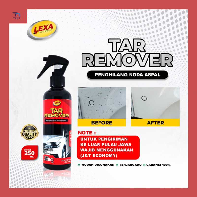 Tar remover pembersih body motor mobil bekas noda aspal lem stiker
