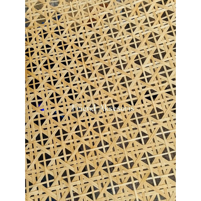 Anyaman Bambu Alami Motif Batik - Friend Aksesoris