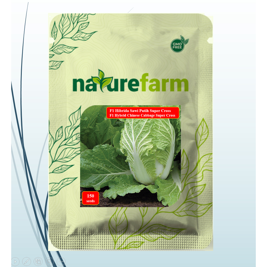 Naturefarm - Benih Sawi putih Super Cross F1 Hibrida - isi 150 seeds