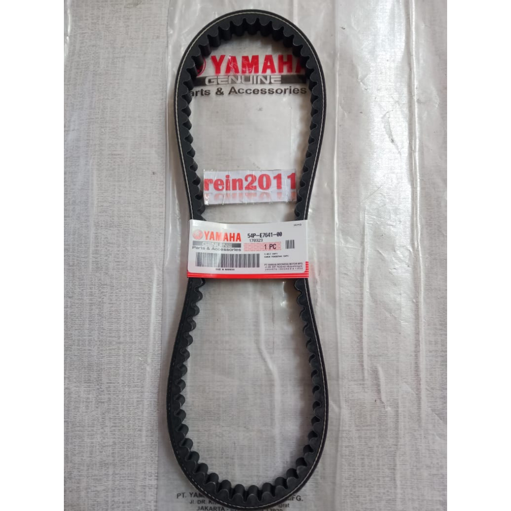 V BELT VANBELT VAN BELT PANBEL MIO J MIO GT SOUL  GT FINO FI 115 XRIDE 115 ASLI ORI YAMAHA 54P E7641